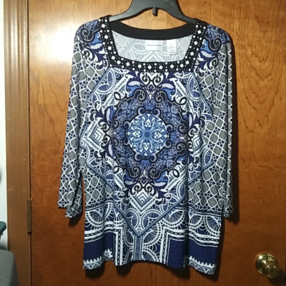Alfred Dunner Top NWOT